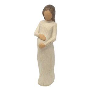 Willow Tree Cherish Figurine Expecting Mother Baby Shower Gift Woman with Child